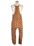 Lulus 100% Rayon Stars Brown Jumpsuit Size M - photo 2
