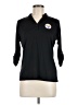 Antigua 100% Polyester Black Long Sleeve Polo Size M - photo 1