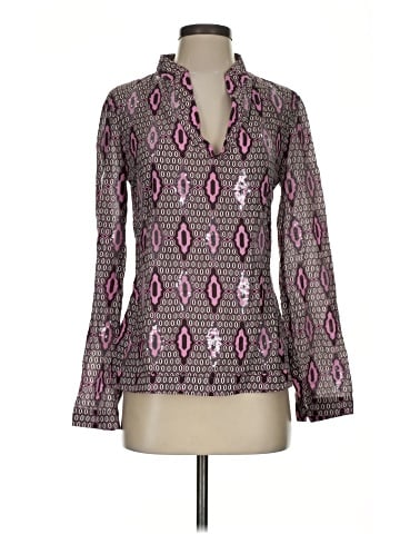 Tory Burch Long Sleeve Polo (view 1)