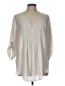 Daniel Rainn 100% Polyester Ivory 3/4 Sleeve Blouse Size L - photo 1
