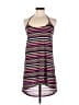 Op 100% Polyester Stripes Purple Casual Dress Size M - photo 1
