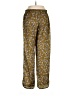 Chelsea28 100% Polyester Paisley Gold Casual Pants Size S - photo 2