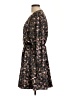 Charles Henry Floral Black Blue Casual Dress Size L - photo 5
