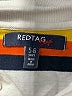Red Tag Stripes Ivory Short Sleeve Henley Size 5 - photo 3