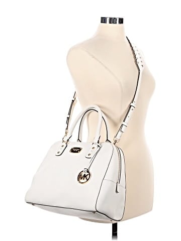 MICHAEL Michael Kors Leather Satchel (view 2)