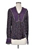 Veronica Beard 100% Rayon Purple Long Sleeve Blouse Size 4 - photo 1