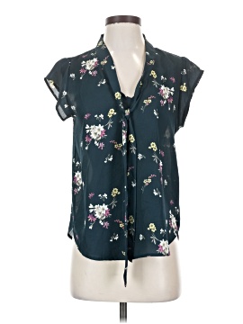 Alice Blue Short Sleeve Blouse