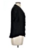 Odille 100% Rayon Black Short Sleeve Blouse Size 4 - photo 4