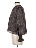 Aureum 100% Polyester Brown 3/4 Sleeve Blouse Size M - photo 5