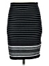 Max Studio Stripes Black Casual Skirt Size XS - photo 1