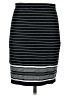 Max Studio Stripes Black Casual Skirt Size XS - photo 2