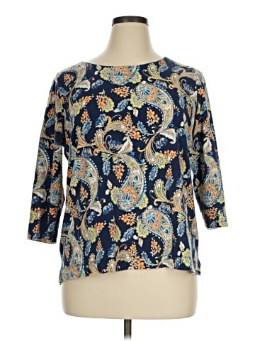 Talbots Outlet 3/4 Sleeve Blouse (view 1)