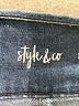 Style&Co Blue Jeans Size M - photo 7