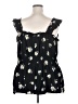 Lane Bryant Black Sleeveless Blouse Size 28 - photo 2