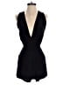 Motel Rocks 100% Viscose Solid Black Romper Size XXS - photo 1