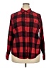 St. John's Bay 100% Cotton Plaid Red Long Sleeve Button-Down Shirt Size XXL - photo 1