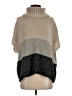 Charlotte Russe Color Block Gray Poncho Size S - photo 1
