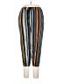 Shein 100% Viscose Stripes Teal Casual Pants Size L - photo 1