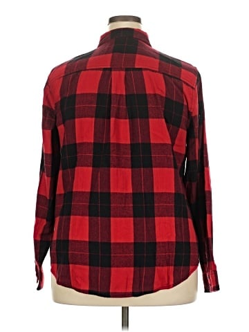 St. John's Bay Long Sleeve Button-Down Shirt (view 2)