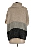 Charlotte Russe Color Block Gray Poncho Size S - photo 2