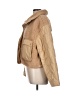 Athleta 100% Polyester Tan Faux Fur Jacket Size L - photo 5