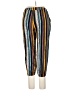 Shein 100% Viscose Stripes Teal Casual Pants Size L - photo 2