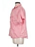 Grayson 100% Linen Pink Short Sleeve Blouse Size Sm (2) - photo 5