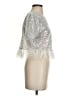 Talgui Metallic Silver Short Sleeve T-Shirt Size P (petite) - photo 4