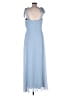 Dessy Collection 100% Polyester Solid Blue Casual Dress Size 14 - photo 2