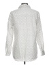 Gap Outlet Polka Dots White Long Sleeve Blouse Size L - photo 2