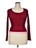 Shein Burgundy Long Sleeve Top Size XL - photo 1