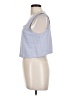 Automet Blue Sleeveless Blouse Size L - photo 5