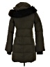 BCBGMAXAZRIA 100% Polyester Green Coat Size XS - photo 2