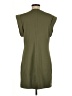 MNG Solid Green Casual Dress Size 6 - photo 2