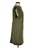 MNG Solid Green Casual Dress Size 6 - photo 4