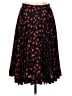 J.Crew 100% Polyester Hearts Red Casual Skirt Size 2 - photo 1