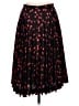 J.Crew 100% Polyester Hearts Red Casual Skirt Size 2 - photo 2