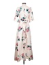 e.ssue Floral Ivory Casual Dress Size S - photo 2