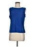 Style&Co Blue Sleeveless T-Shirt Size Med Petite - photo 1
