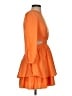 Shein Orange Cocktail Dress Size 2 - photo 4