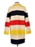 Boden 100% Polyester Stripes Yellow Coat Size 8 - photo 2