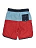 Lands' End 100% Polyester Red Board Shorts Size 10 - photo 2