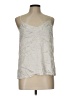 Haven Well Within Silver Sleeveless Silk Top Size L - photo 1