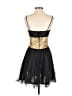 Masquerade 100% Polyester Metallic Gold Cocktail Dress Size 5 - 6 - photo 2