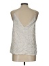 Haven Well Within Silver Sleeveless Silk Top Size L - photo 2