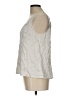 Haven Well Within Silver Sleeveless Silk Top Size L - photo 5