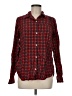 Old Navy 100% Cotton Plaid Red Long Sleeve Button-Down Shirt Size M (tall) - photo 1
