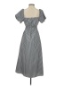 Aqua Checkered-gingham Gray Casual Dress Size XS (estimated) - photo 2
