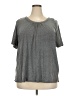 Woman Within Gray Short Sleeve Top Size 22 (1X) - photo 1