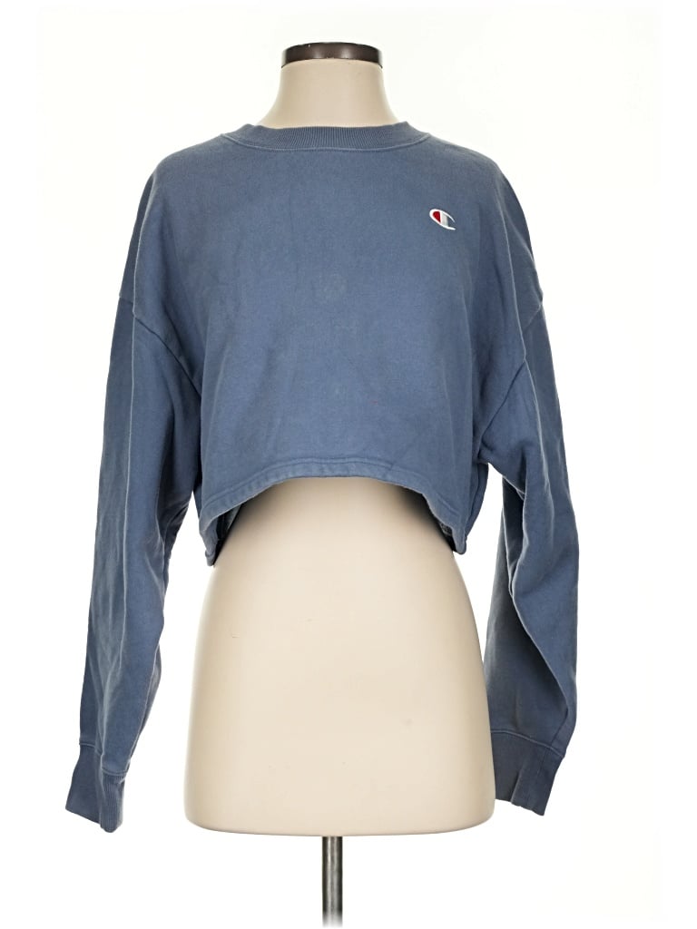 Pre-owned Champion Sweatshirt In Blue